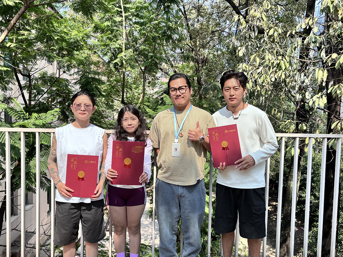 摄影摄像课程培训结业合影